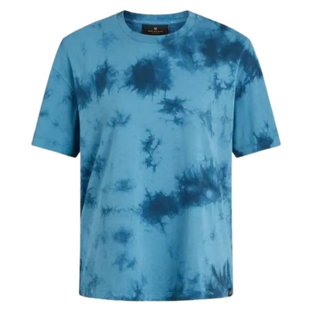Belstaff Unisex Adult Wave Dyed T-Shirt / Ocean Blue